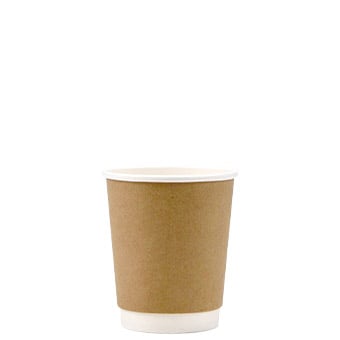 Reliance™ Kraft 8 oz Double Wall Coffee Cups