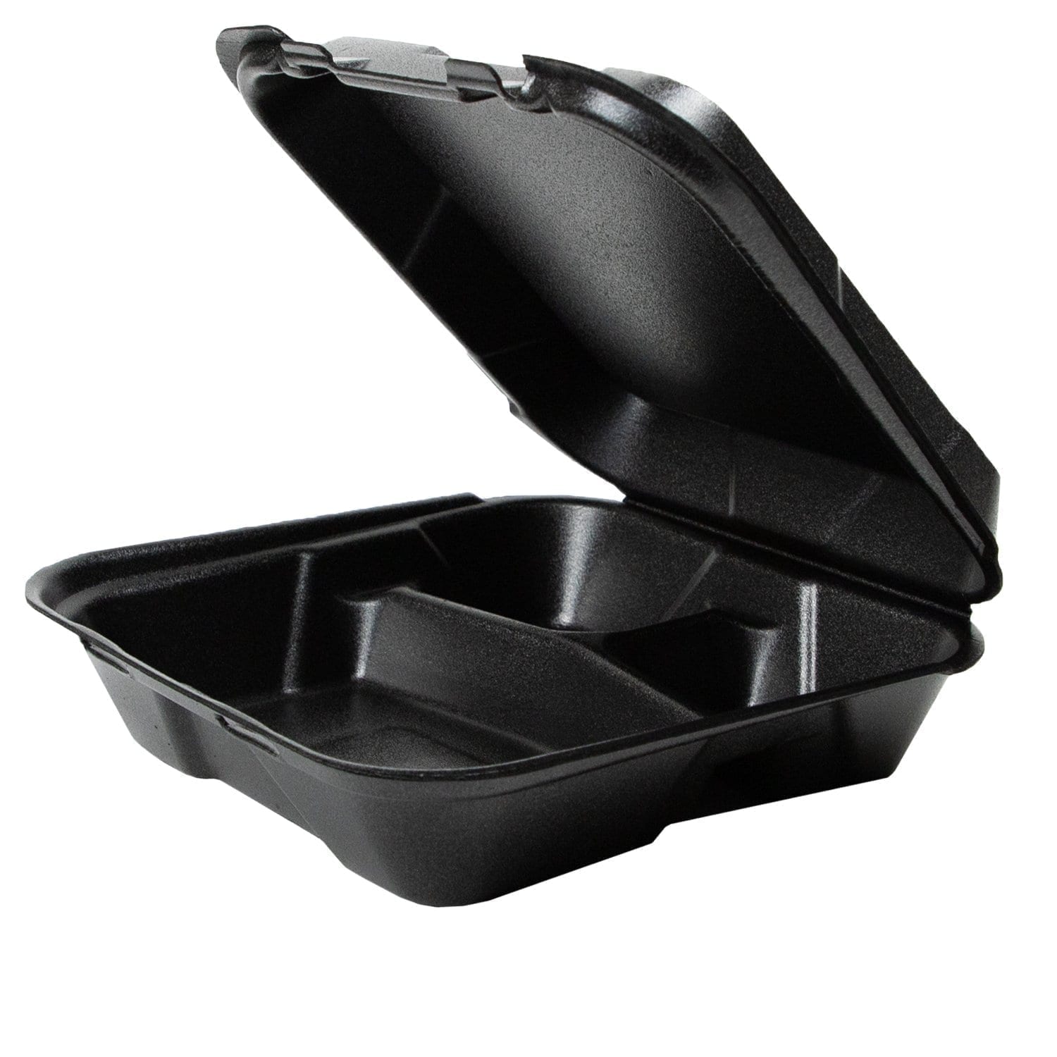 Styrofoam Clamshell Takeout Container for Single Meal