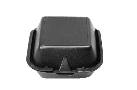 6x6 Black Foam Containers