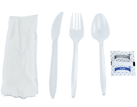 White Utensil Kit
