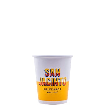 8 oz Custom Printed White Paper Hot Cups