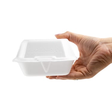 White Foam Clamshell White Foam Clamshell