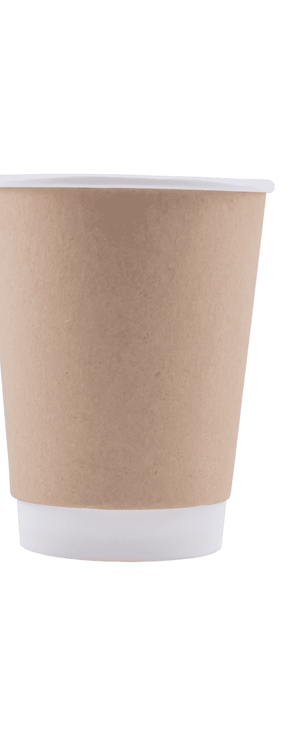 12 oz Kraft Double Wall Hot Cup