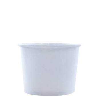 Unprinted 16 oz White Paper Food Bowls