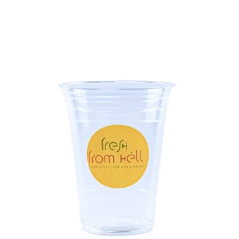16 oz Custom Printed Eco-Friendly PLA Cold Plastic Cup