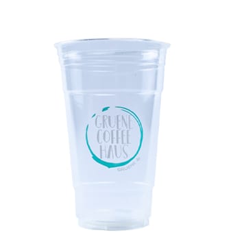 24 oz Custom Printed Eco-Friendly PLA Cold Plastic Cup