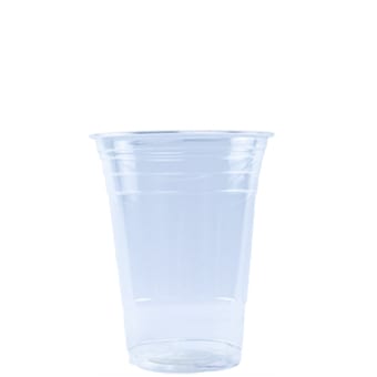 Unprinted 16 oz Eco-Friendly PLA Cold Plastic Cup