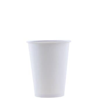 12 oz Unrpinted Eco-Friendly White Paper Hot Cups