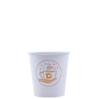 10 oz Custom Printed White Paper Hot Cups