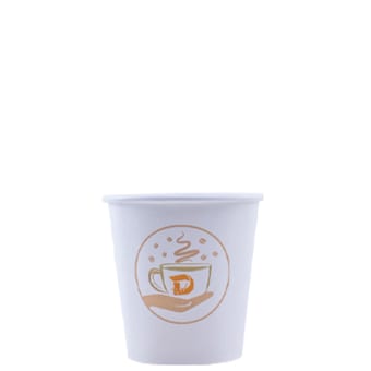 10 oz Custom Printed White Paper Hot Cups