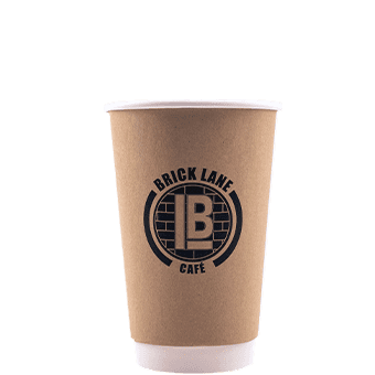 16 oz Custom Printed Double Wall Paper Hot Cups