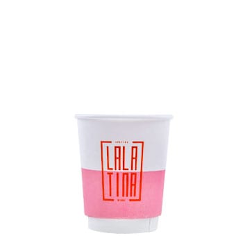 8 oz Custom Printed Double Wall Paper Hot Cups