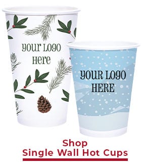 Winter Single Wall Cups