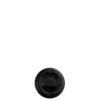 Choice Black Sipper Dome Lids for 4 oz Cups