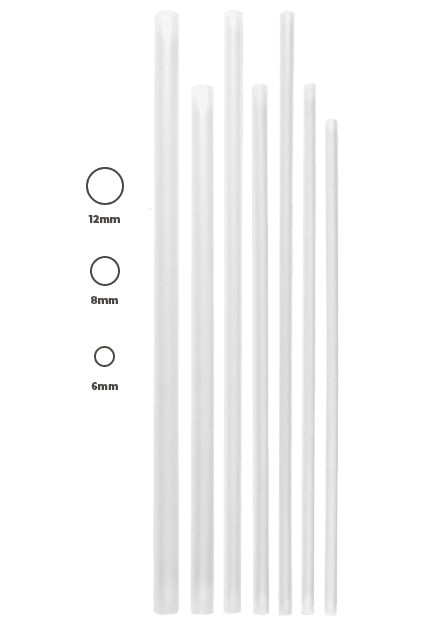 Clear Plastic Drinking Straws