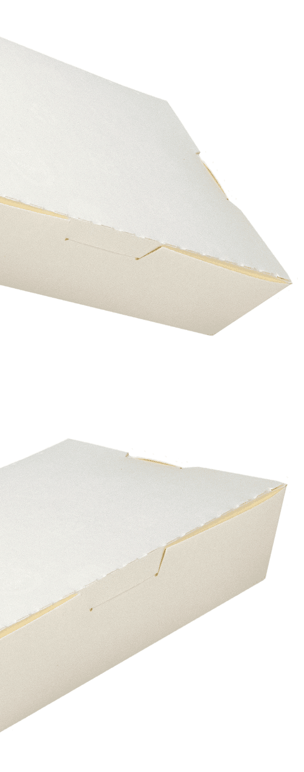 7.25" White Paper To Go Box - Lg 7.25" White Paper To Go Box - Lg