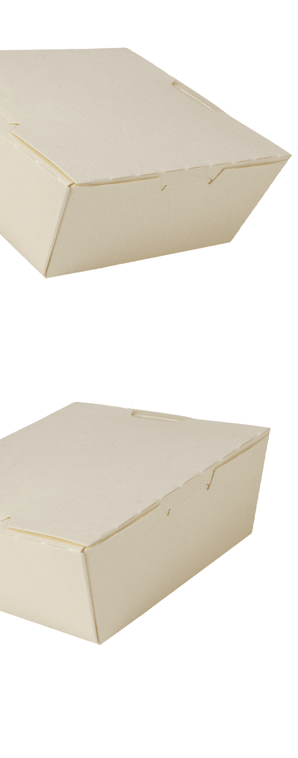 4.5" White Paper To Go Box - Sm 4.5" White Paper To Go Box - Sm