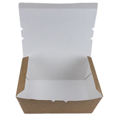 9" Kraft Paper To Go Box #4 9" Kraft Paper To Go Box #4