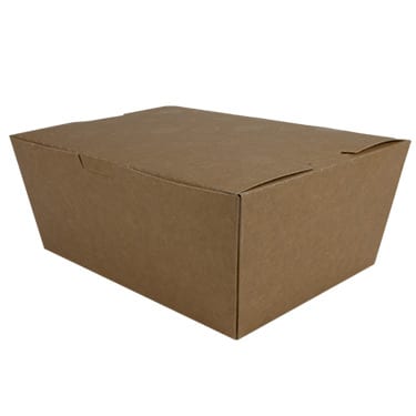 9" Kraft Paper To Go Box #4 9" Kraft Paper To Go Box #4
