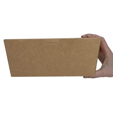 9" Kraft Paper To Go Box #4