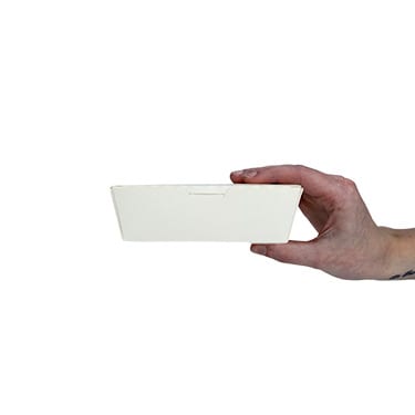 5.25" White Paper To Go Box - Med 5.25" White Paper To Go Box - Med