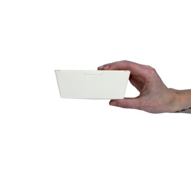 4.5" White Paper To Go Box - Sm