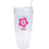 20 oz Custom Tumbler with Straw