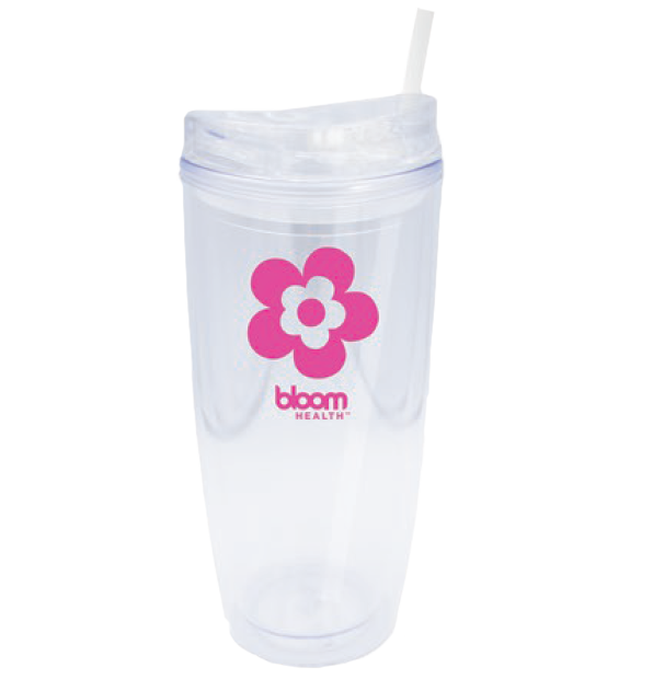 20 oz Custom Tumbler with Straw