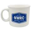 14 oz White Matte Custom Ceramic Mugs