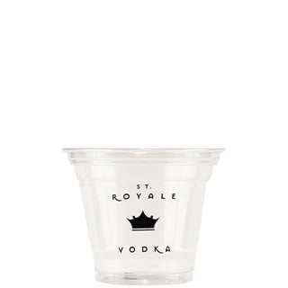 Full Color Clear Plastic Cups - Kick Print