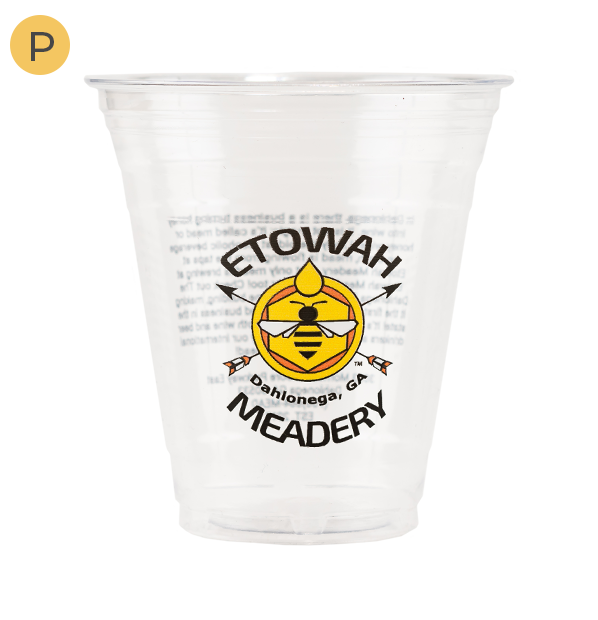 Personalized 12 oz. Translucent Plastic Cups