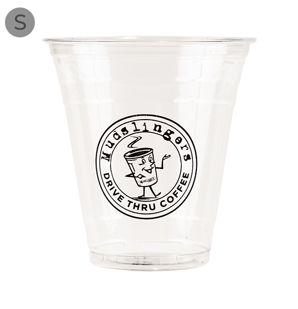 12oz Rigid Clear Plastic Cups Customized, Imprinted Logo