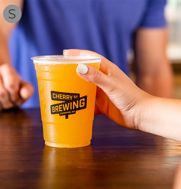 16 oz Custom Plastic Cups with Logo - Get Yours Now at Your Brand Cafe