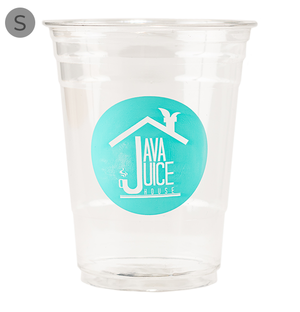 16 oz PET Disposable Plastic Cups - Custom Printed