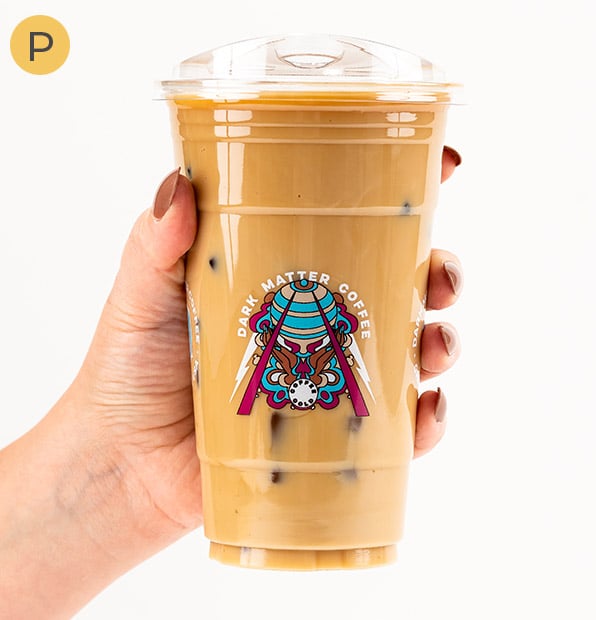 [25 Pack] 16 oz Cups | Iced Coffee Go Cups and Sip Through Lids | Cold Smoothie | Plastic Cups with Sip Through Lids | Clear Plastic Disposable Pet