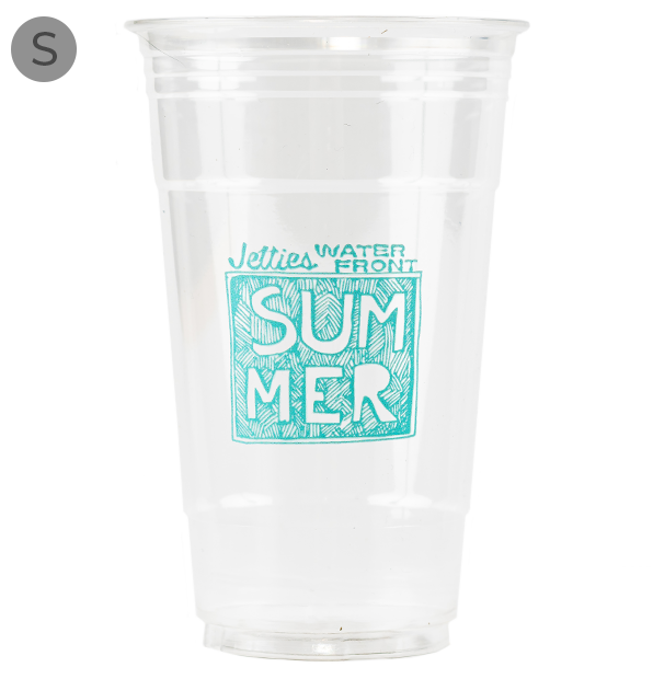 24 oz Custom Plastic Cups with Logo - Your Brand Cafe