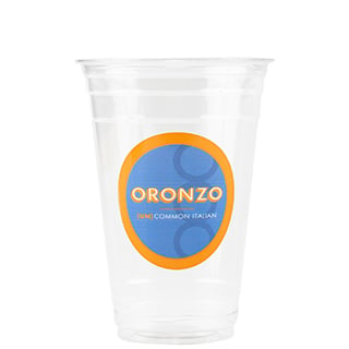 20oz Custom Printed Eco-Friendly Cold PLA Cups