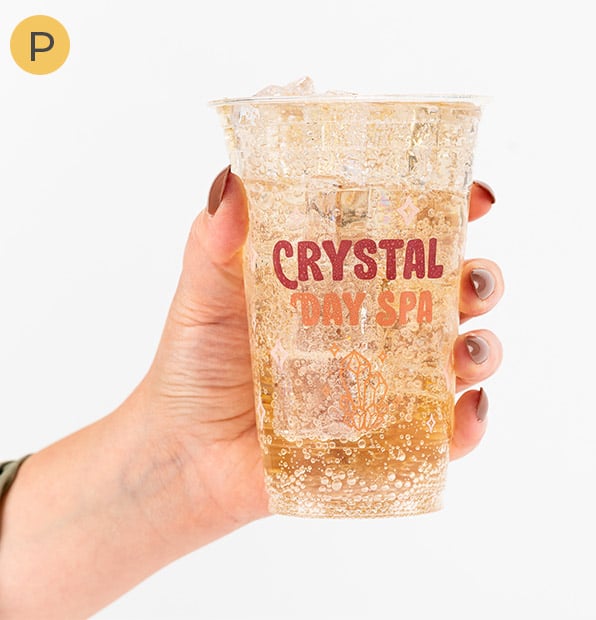 20oz Custom Printed Eco-Friendly Cold PLA Cups