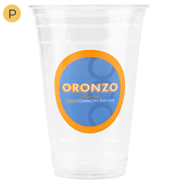 20 oz. Custom Printed Recyclable Plastic Cup 1000/Case