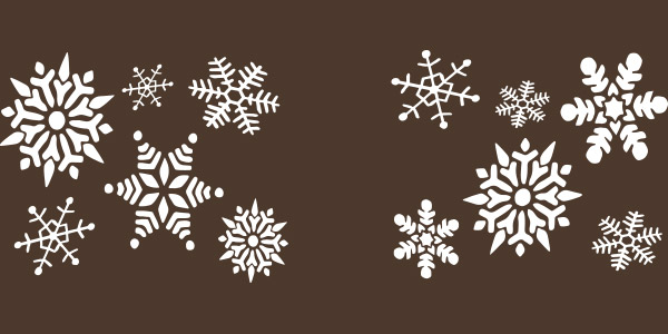 Frosty Snowflakes Design