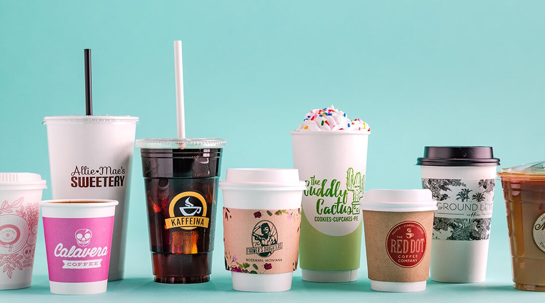 Custom Cups with Lids and Straws - Free Delivery - Totally Promotional