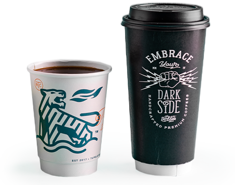 Custom Printed Double Wall Coffee Cups