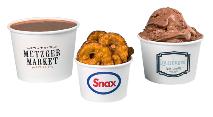 Custom Ice Cream & Snack Bowl  Packaging - Custom Branded Products - RP &  Associates