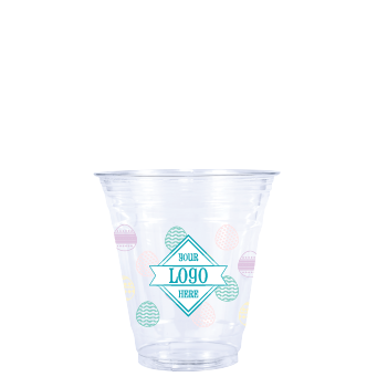 Spring 8oz Custom Printed White Paper Hot Cups