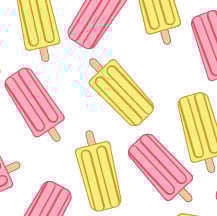 Poppin' Yellow and Pink Popsicles