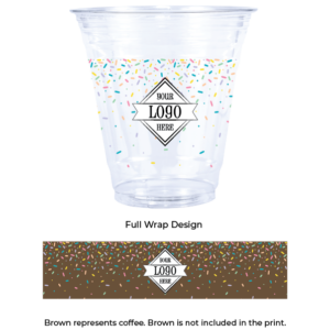Holiday 12 oz Compostable Cups