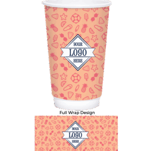 Holiday 20 oz Double Wall Coffee Cups