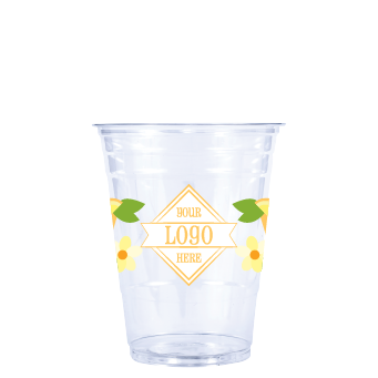 Spring 12oz Custom Printed White Paper Hot Cups