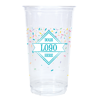Spring 8oz Custom Printed White Paper Hot Cups