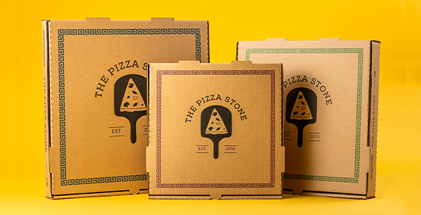 Corrugated Paper Pizza Box Design in - Design Box House